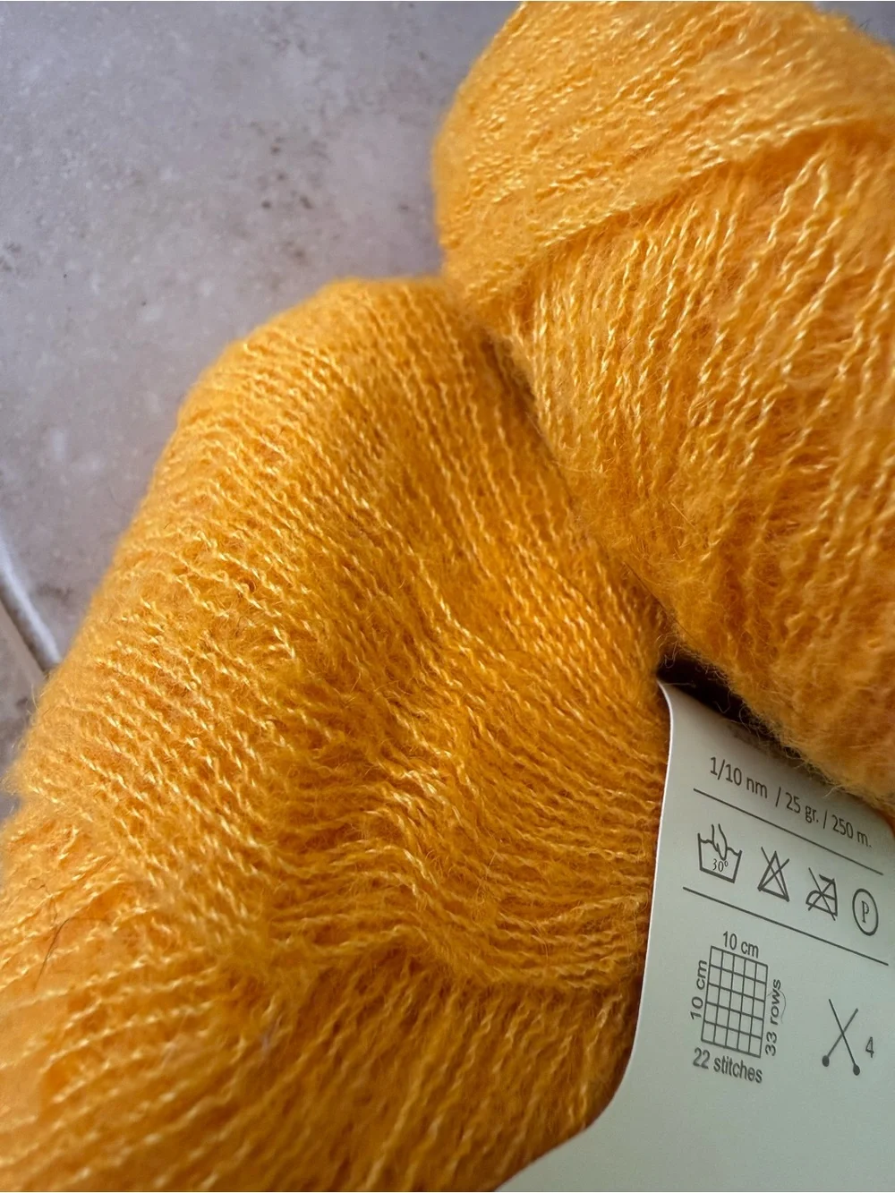 Josy by Bremont Luxury Alpaca/Silk Blend Yarn - 4 Balls of Goldenrod Yellow